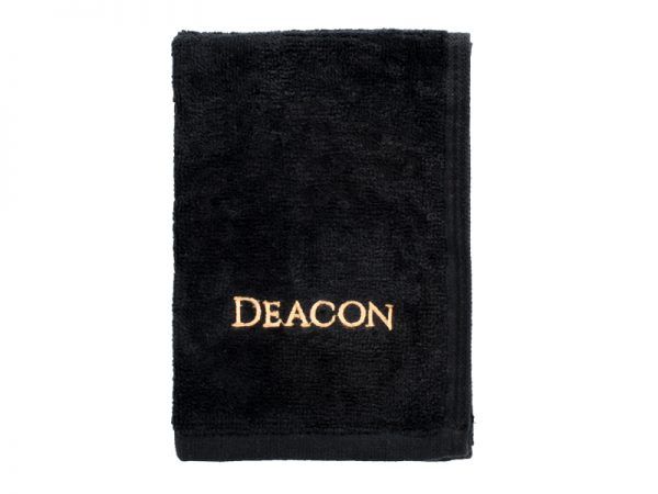 PASTOR TOWEL-DEACON BLACK COTTON