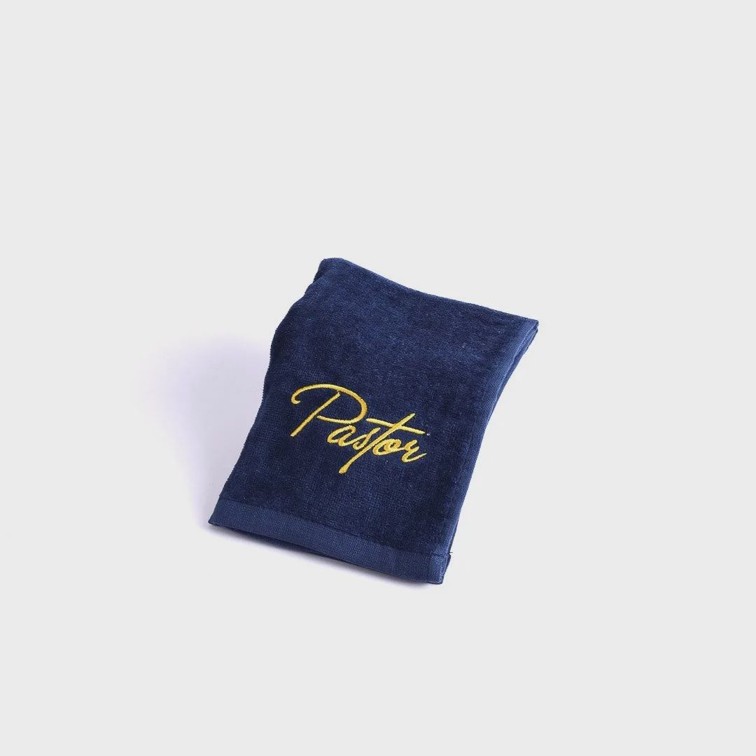 PASTOR TOWEL-PASTOR NAVY COTTON