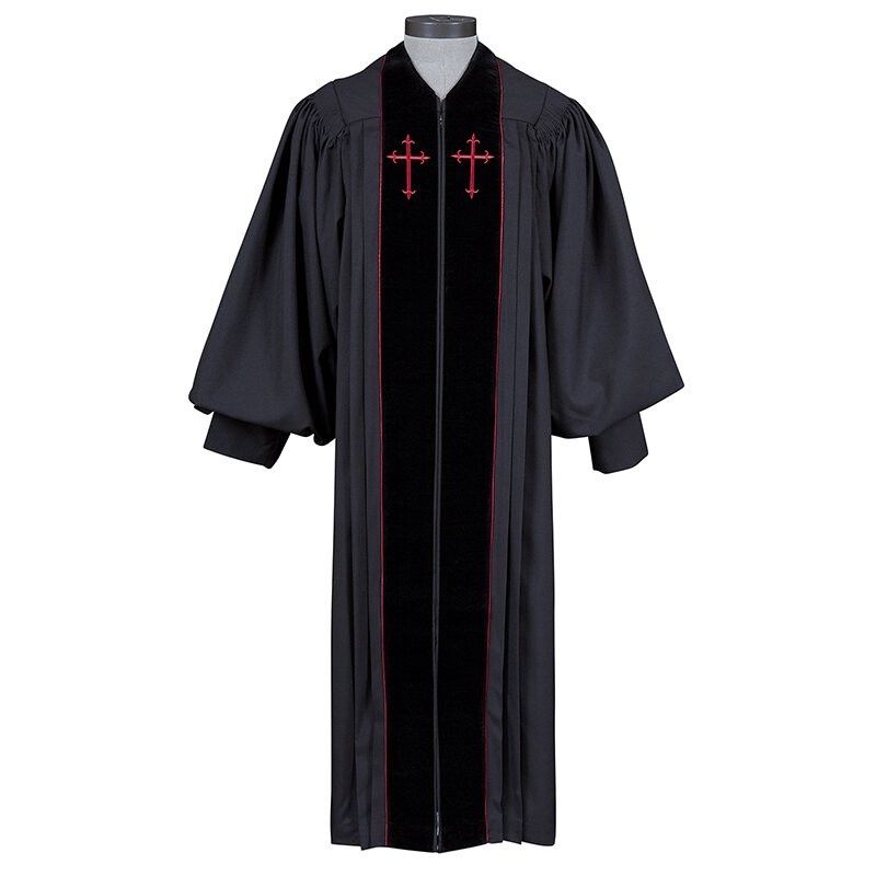ROBE-BARRISTER COLLECTION EMBROIDERED CROSS