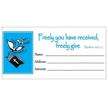 ENVELOPE-FREELY GIVING