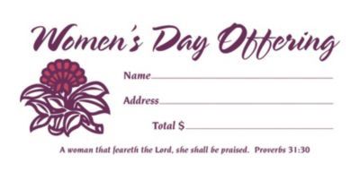 ENVELOPE-WOMENS DAY OFFERING