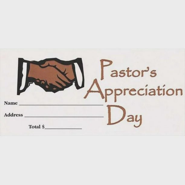 ENVELOPE-PASTOR APPRECIATION OFFERING