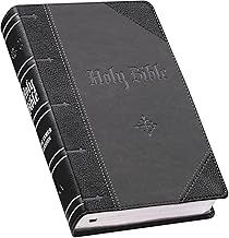 BIBLE-KJVBLACK &amp; GRAY TWO TONE GIANT PRINT INDEX