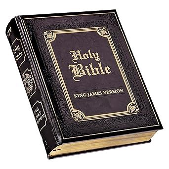 BIBLE-KJV FAMILY LARGE PRINT BROWN