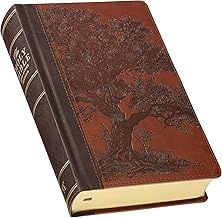 BIBLE-KJV ROOTED BROWN HARDCOVER GIANT PRINT INDEX