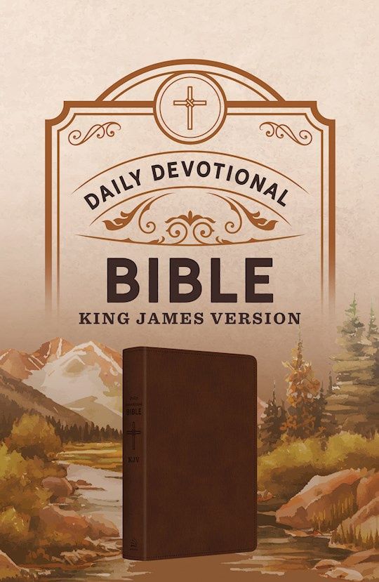 KJV DAILY DEVOTIONAL BIBLE HICKORY CROSS DICARTA