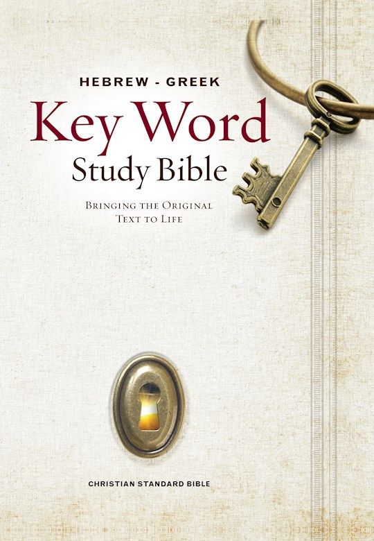 CSB HEBREW GREEK KEY WORD STUDY BIBLE HARDCOVER