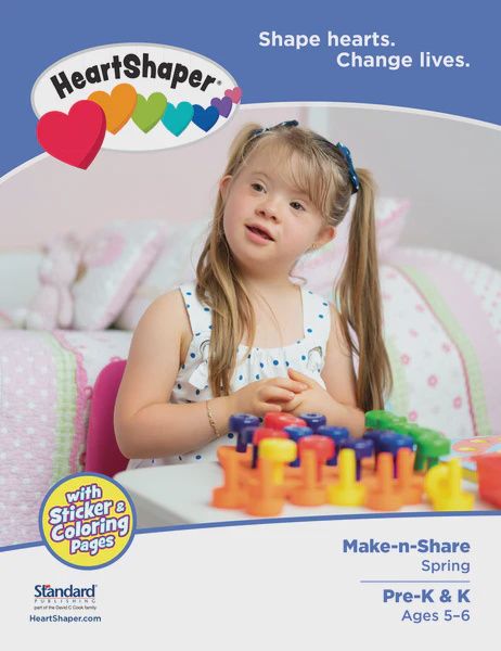 HEARTSHAPER PRE K &amp; K STUDENT MAKE N SHARE