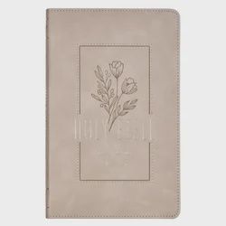 KJV  TAUPE FLORAL GIFT BIBLE