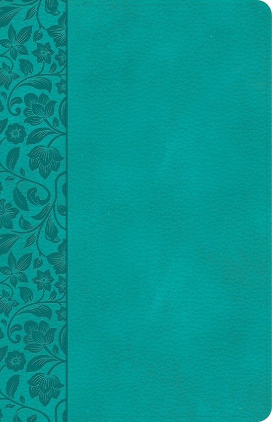 CSB LARGE PRINT PERSONAL SIZE REFERENCE BIBLE TEAL LEATHERTOUCH