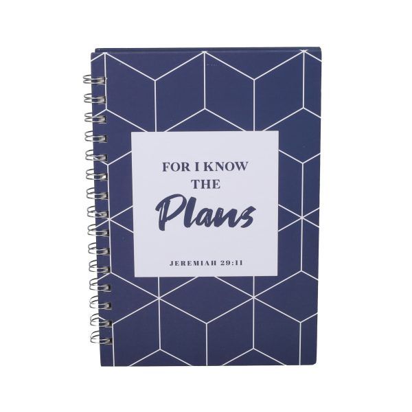 FOR I KNOW THE PLANS JEREMIAH 29:11 SPIRAL JOURNAL