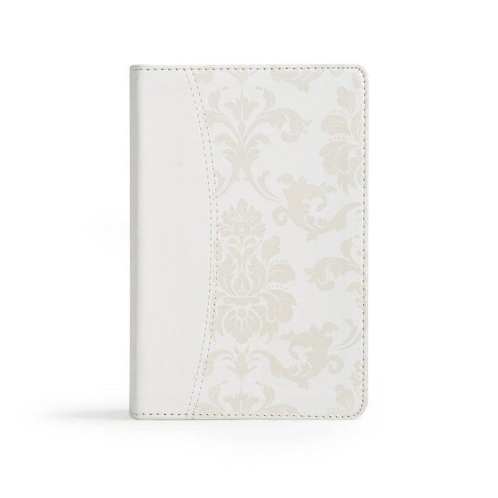 CSB BRIDES BIBLE WHITE LEATHERSOFT