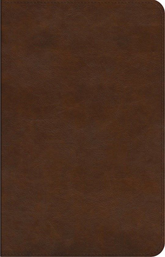 ESV CONCISE STUDY BIBLE BROWN TRUTONE