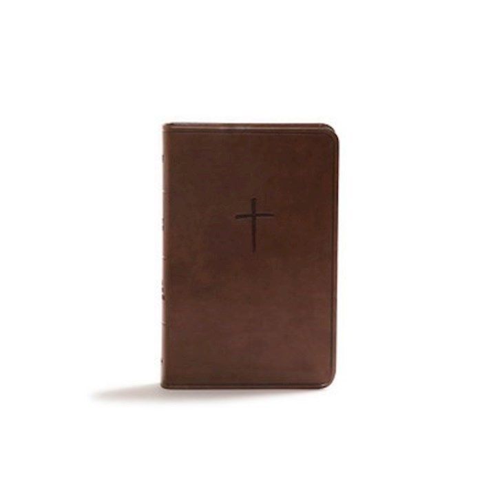 KJV COMPACT BIBLE VALUE EDITION BROWN LEATHERTOUCH