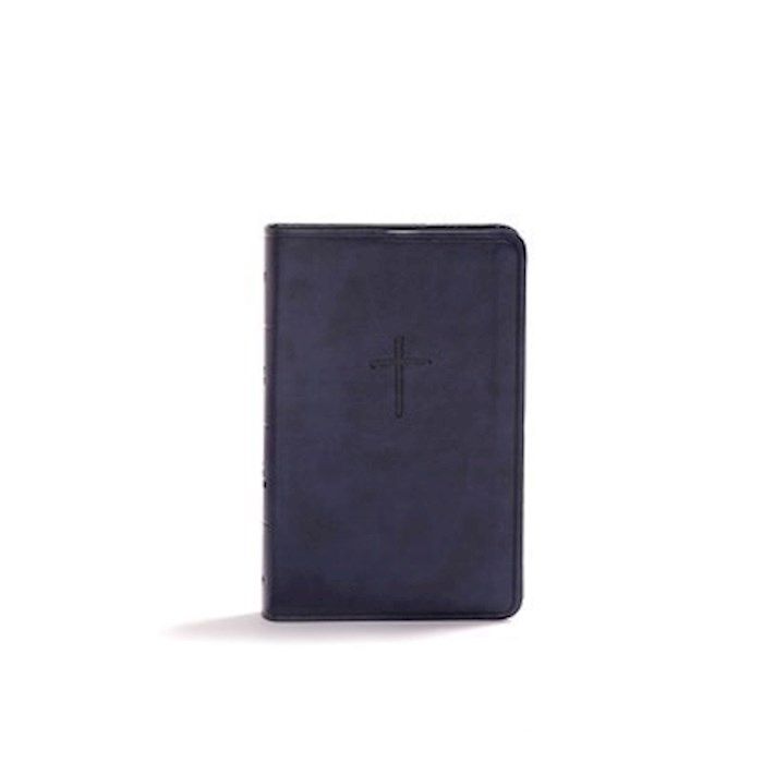 KJV COMPACT VALUE EDITION NAVY LEATHERTOUCH