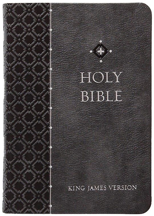 KJV HOLY BIBLE COMPACT GRANITE FAUX LEATHER