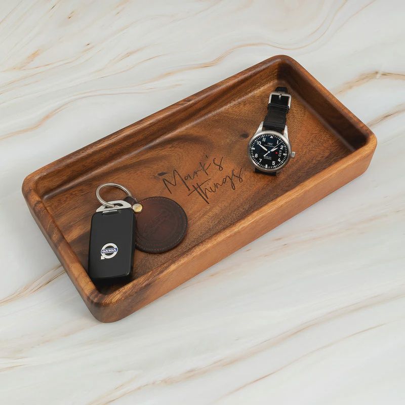 CUSTOM WOODEN TRINKET TRAY