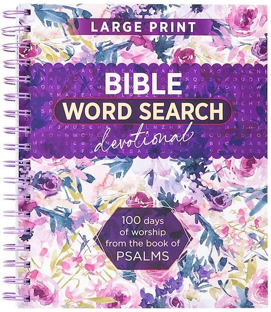 PSALMS BIBLE WORD SEARCH LARGE PRINT