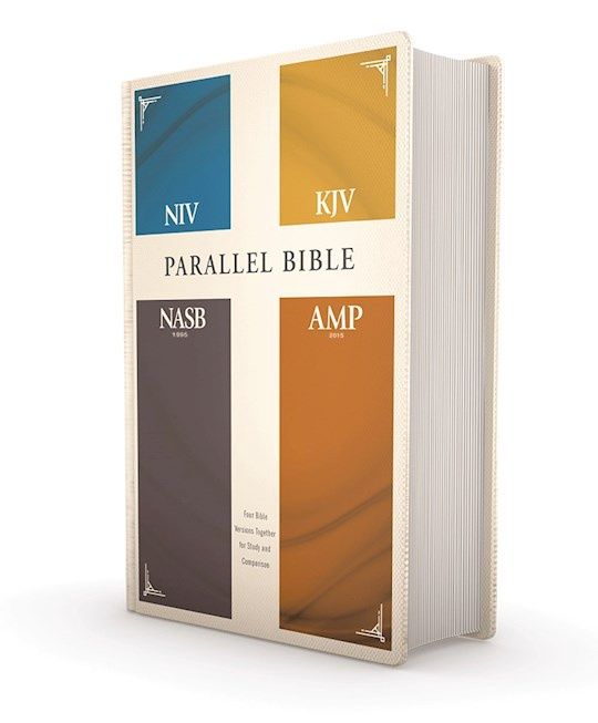 NIV KJV NASB AMPLIFIED PARALLEL BIBLE HARDCOVER