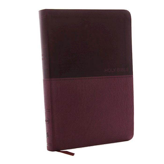 NKJV VALUE THINLINE BIBLE LARGE PRINT COMFORT PRINT BURGUNDY LEATHERSOFT