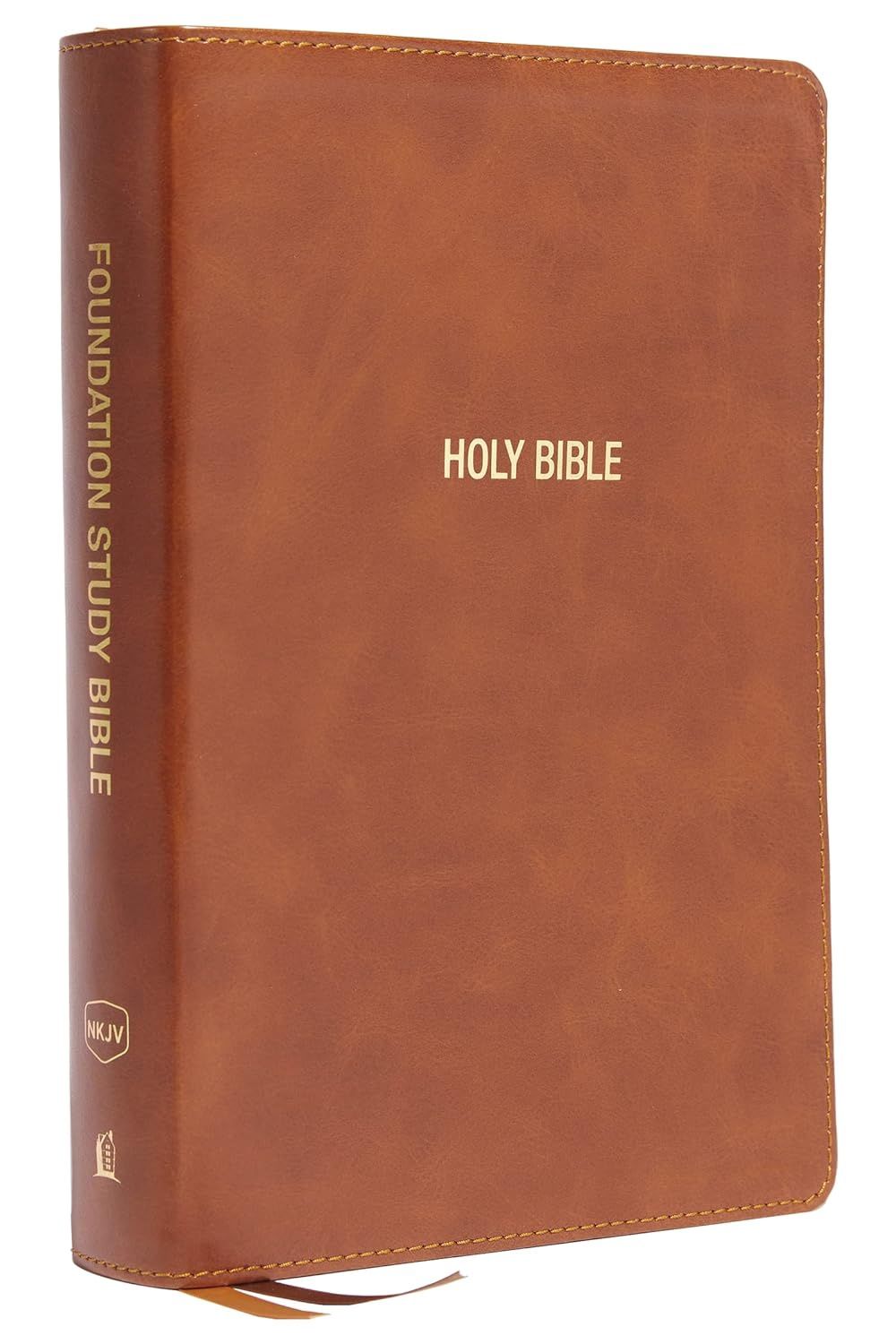 NKJV FOUNDATION STUDY BIBLE LARGE PRINT BROWN LEATHERSOFT RED LETTER COMFORT PRINT