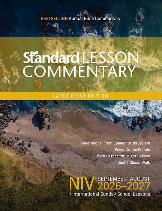 2026-2027 NIV STANDARD LESSON COMMENTARY LARGE PRINT