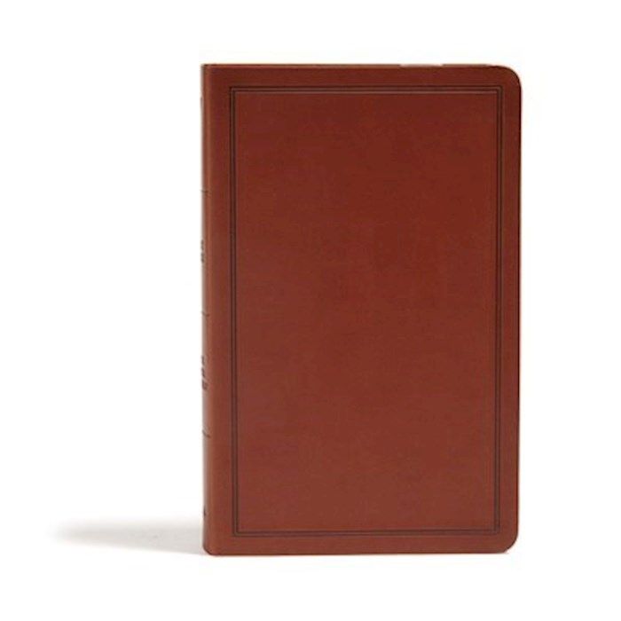 KJV DELUXE GIFT BIBLE BROWN LEATHER