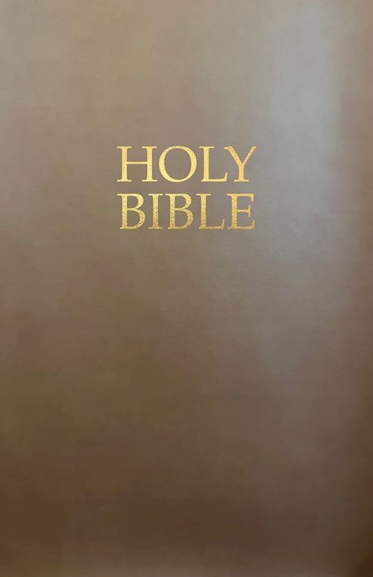 KJVER GIFT &amp; AWARD HOLY BIBLE DELUXE EDITION COFFEE