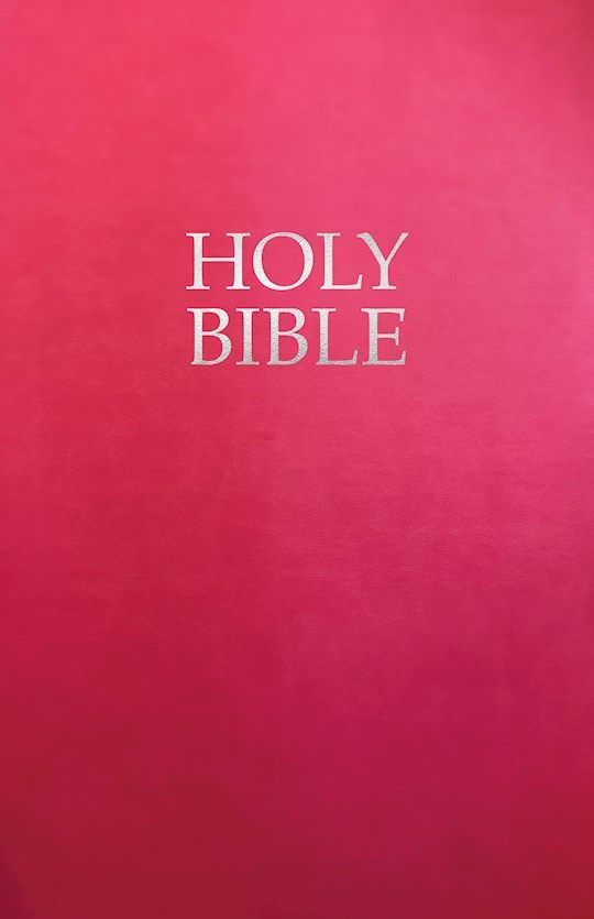 KJVER GIFT &amp; AWARD HOLY BIBLE DELUXE BERRY