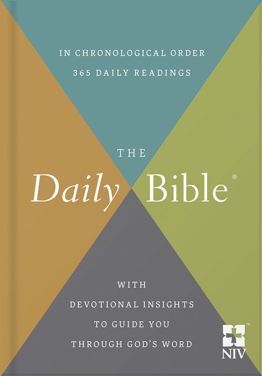 NIV THE DAILY BIBLE IN CHRONOLOGICAL ORDER HARDCOVER