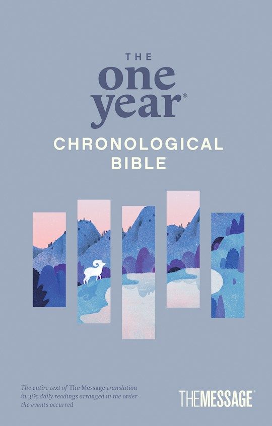 THE MESSAGE THE ONE YEAR CHRONOLOGICAL BIBLE SOFTCOVER