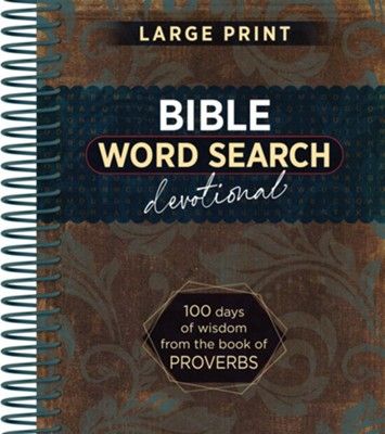 100 DAYS OF STRENGTH FOR ANXIETY/DEPRESSION BIBLE WORD SEARCH LARGE PRINT