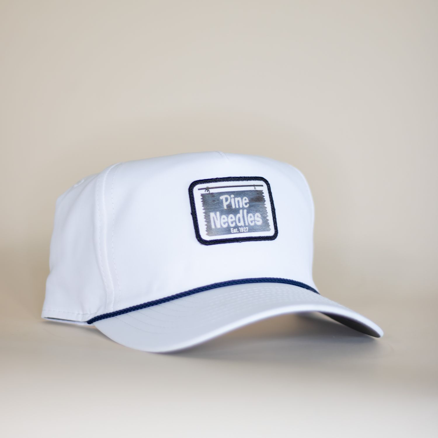 Imperial "Vintage Sign" Hat, Color/Style: White/Navy, Logo: PN