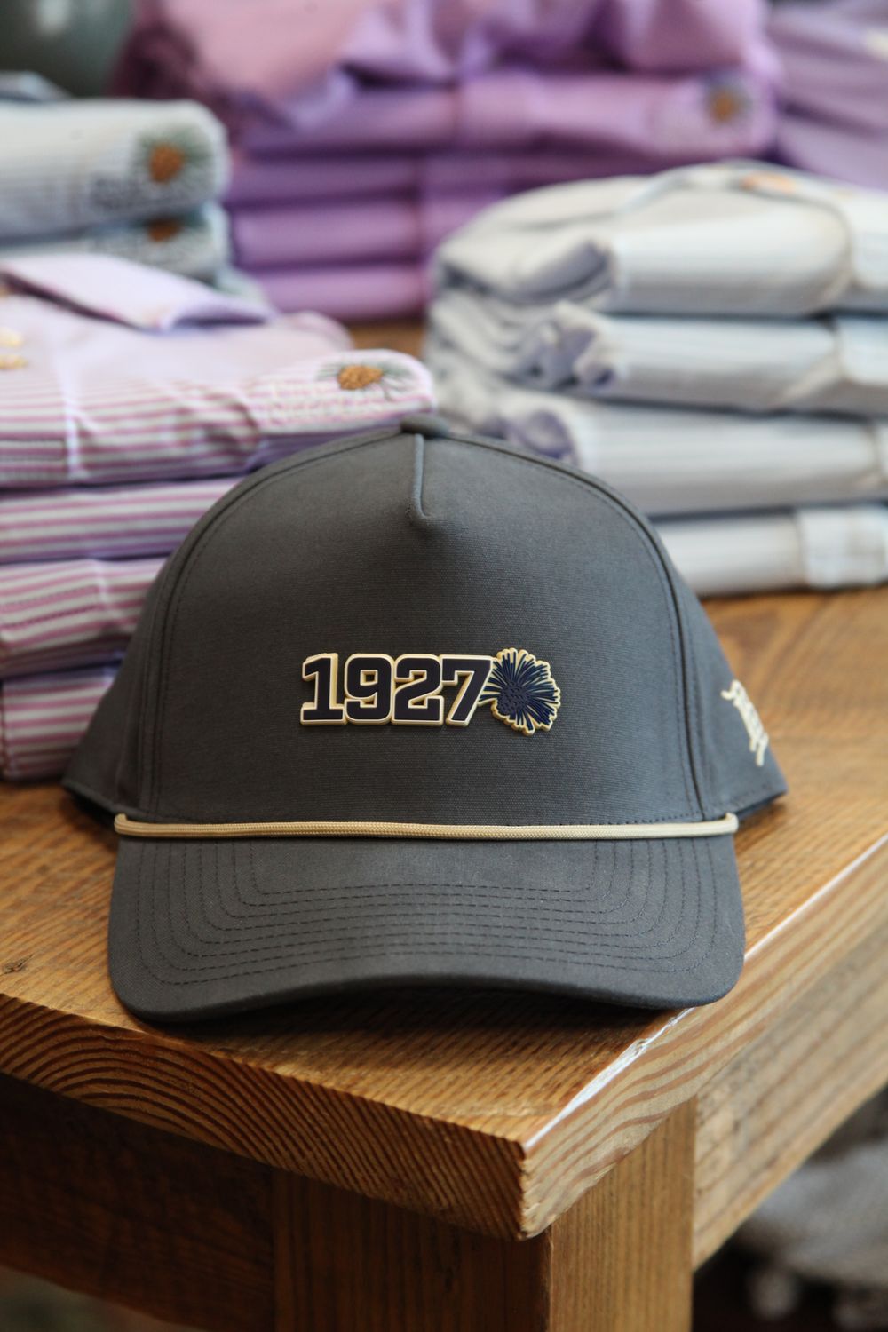 Branded Bills Rope Hat, Color/Style: Vintage Navy, Logo: PN 1927
