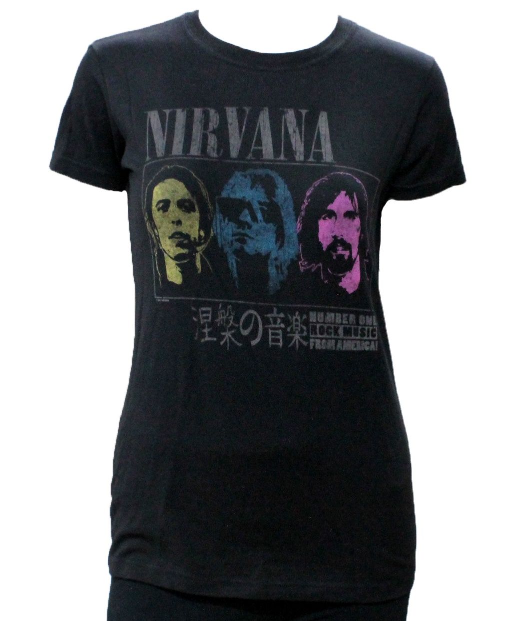 Nirvana Number One Rock Music From America Women's-Black