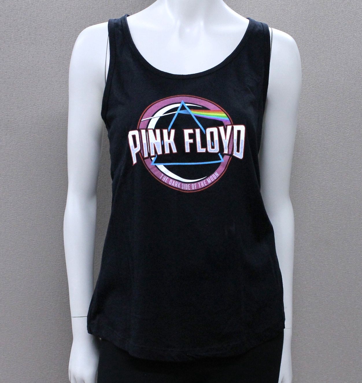 Pink Floyd Blue Prism Womens Racerback Tank - Black