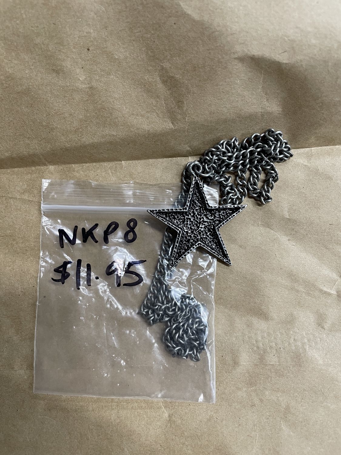 Star Necklace w/ F Yeah on the Back