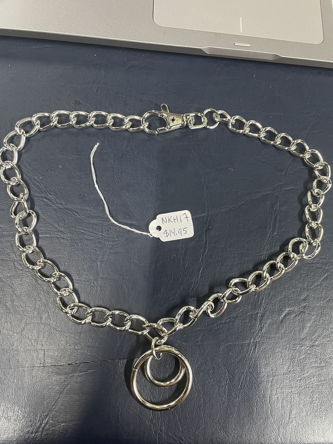 Silver Double Circles Chains