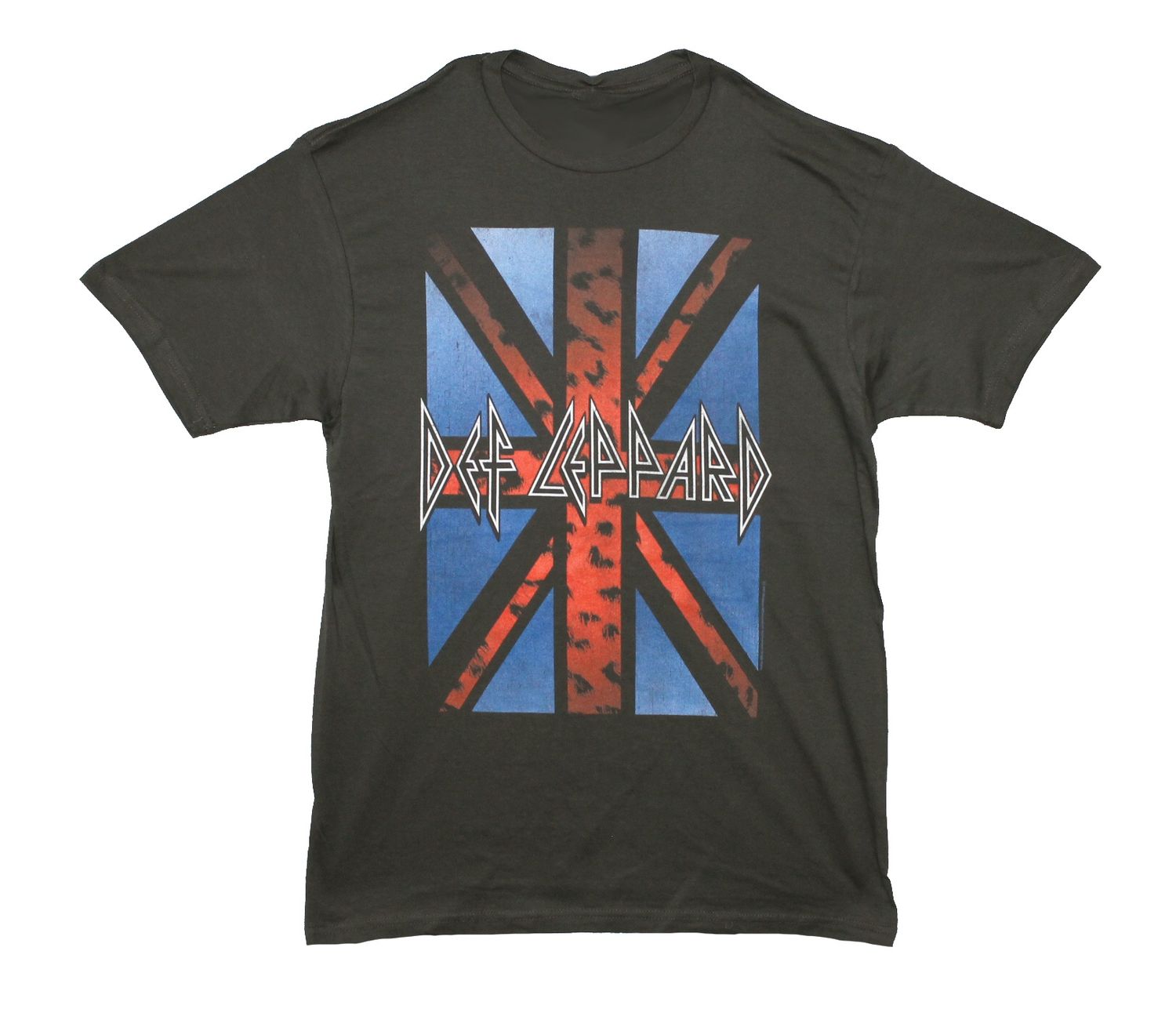 Def Leppard Leopard Flag - Charcoal