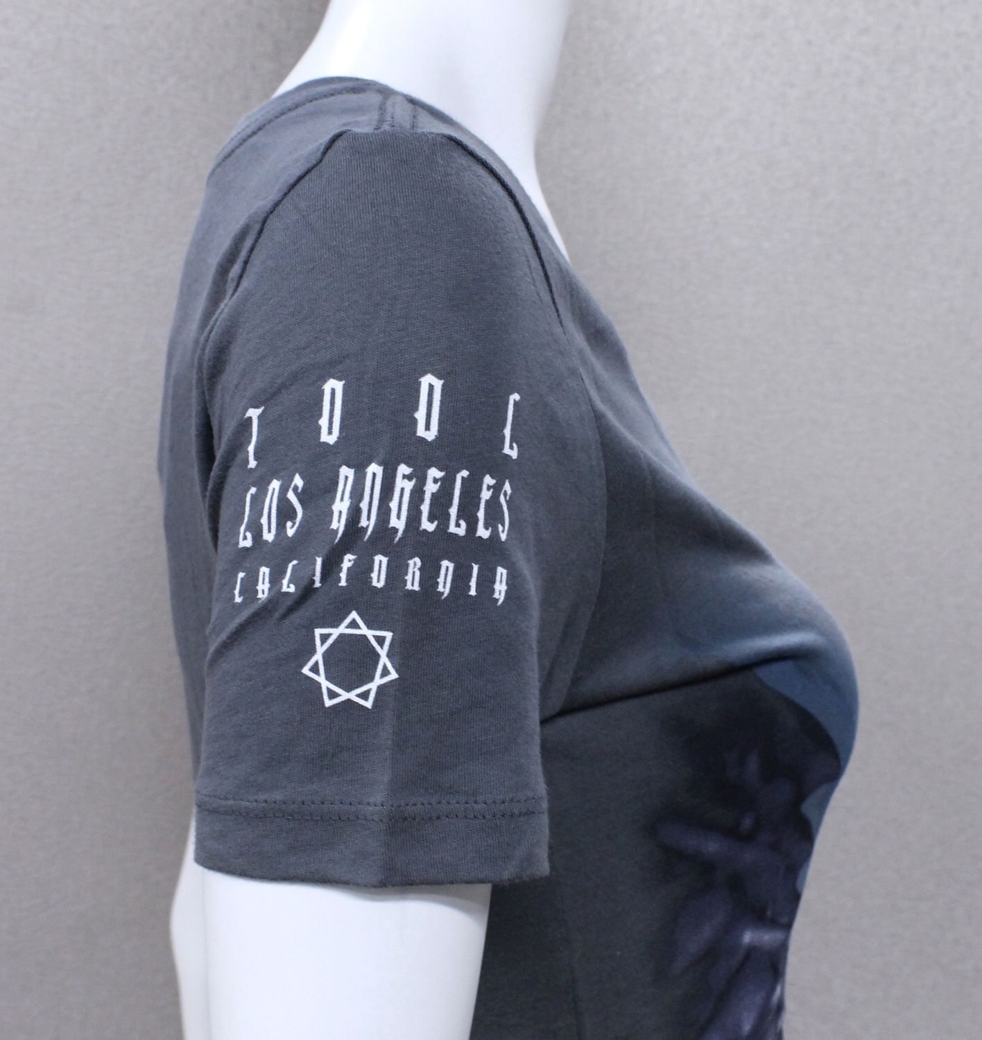 Tool Spiral V-Neck Womens - Charcoal