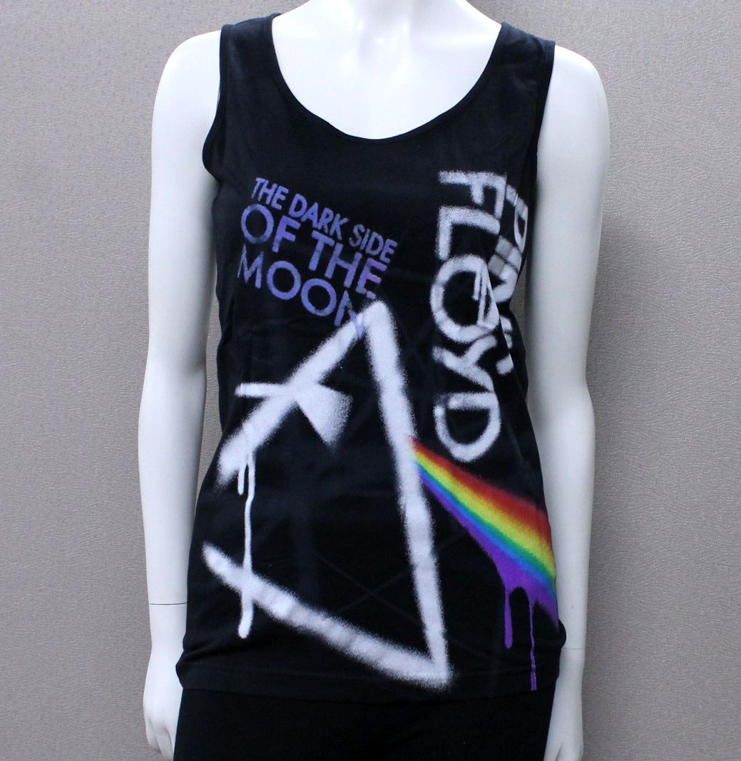 Pink Floyd Dark Side Sprayed Womens Tank