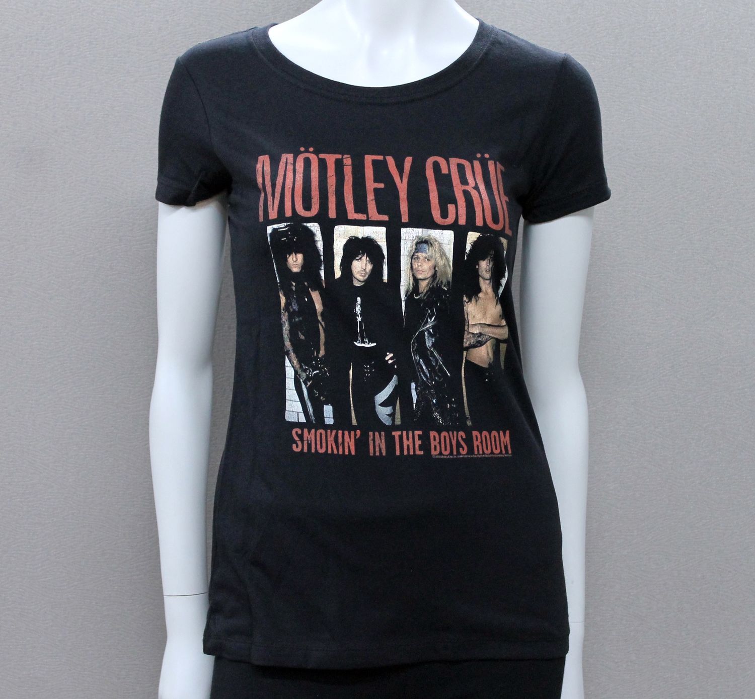 Motley Crue Smokin In The Boys Room Womens - Black