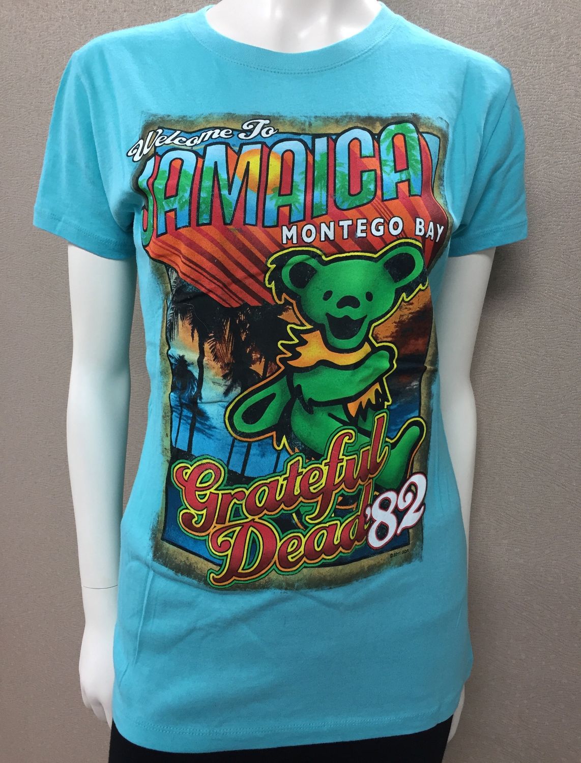Grateful Dead Blue Jamaica Womens
