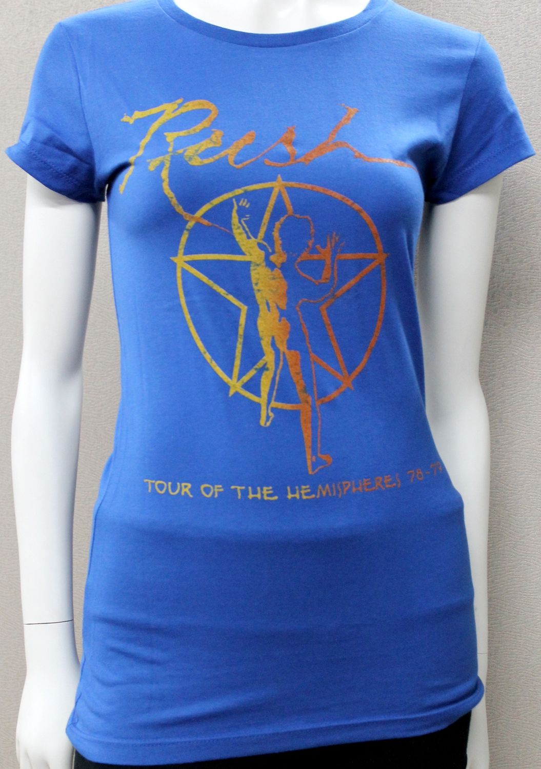 Rush Blue Hemispheres Tour Womens