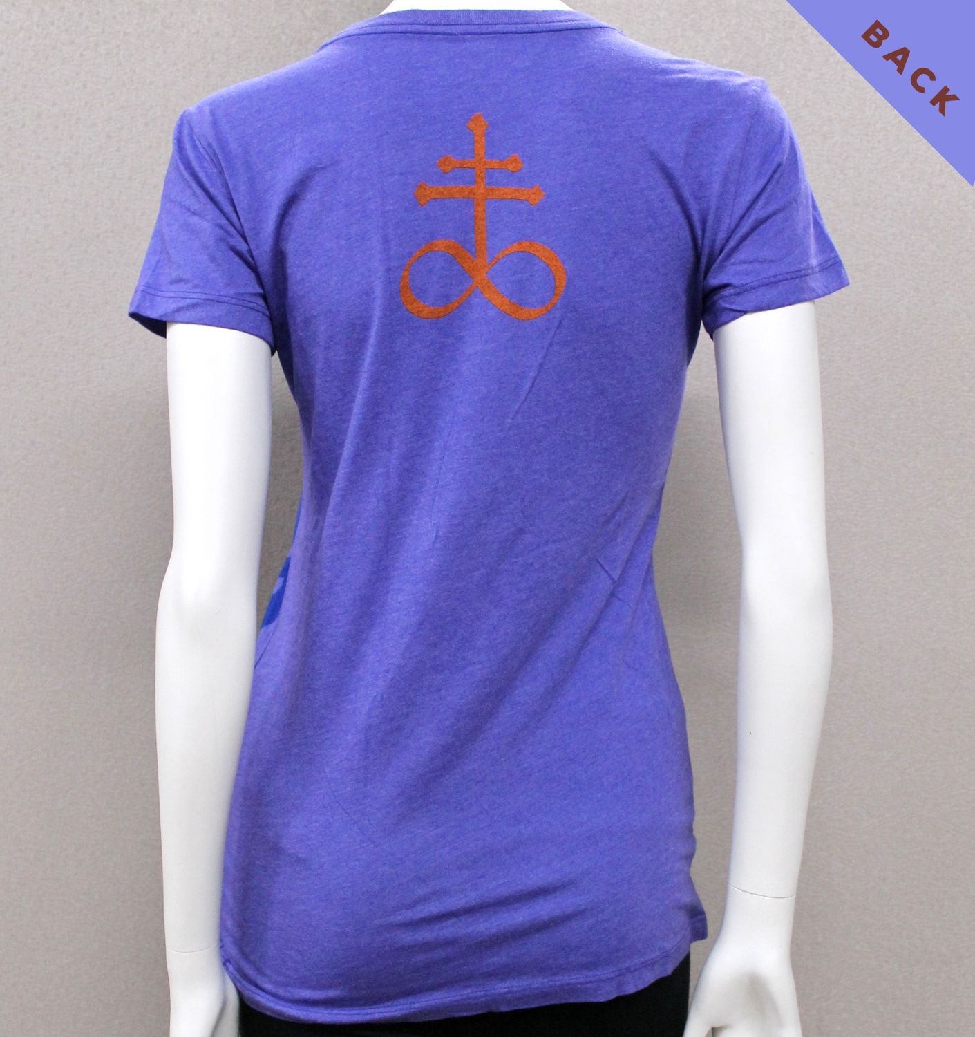 Rush Time Machine Tour Shimmer Logo Purple Womens