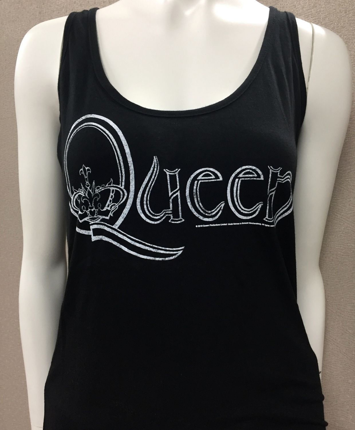 Queen Black Womens Tank