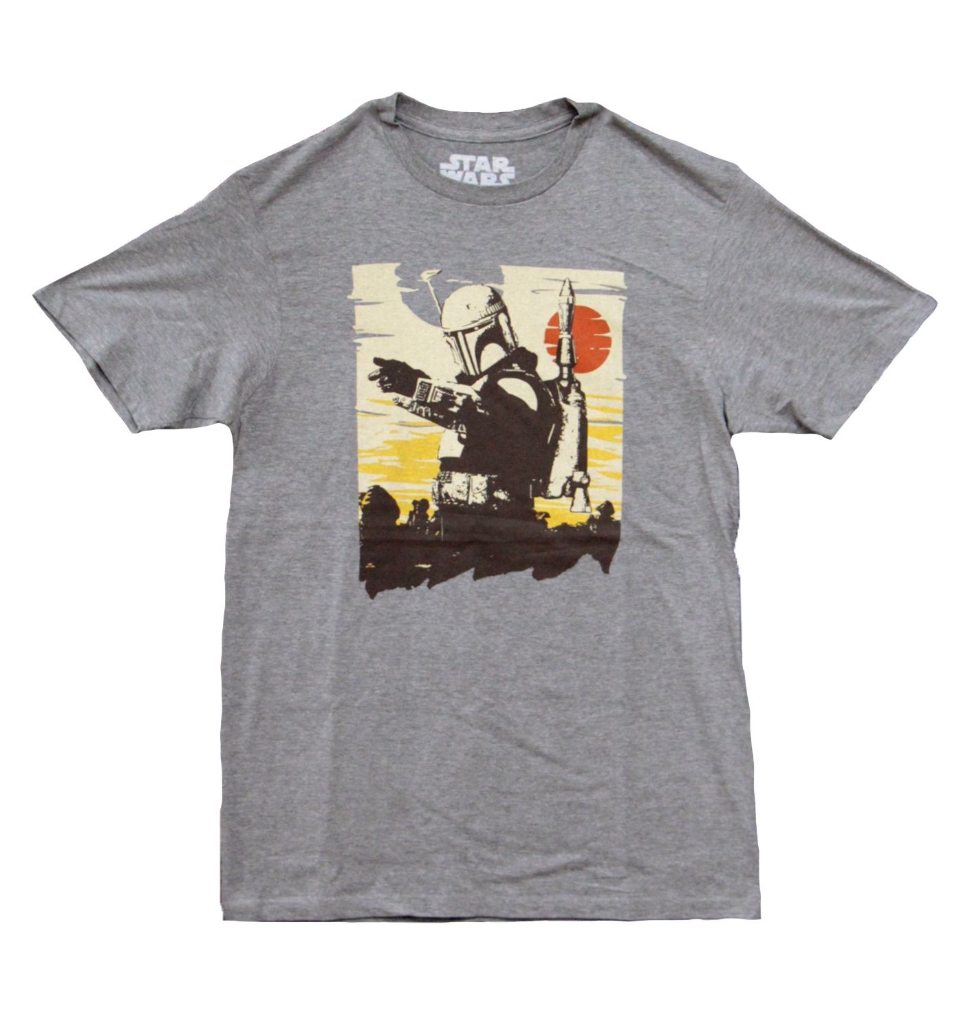 STAR WARS-Boba Fett Gradient HEATHER GREY