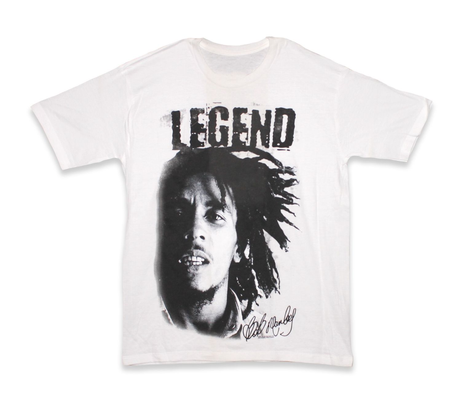 Bob Marley Legend B&amp;W - White
