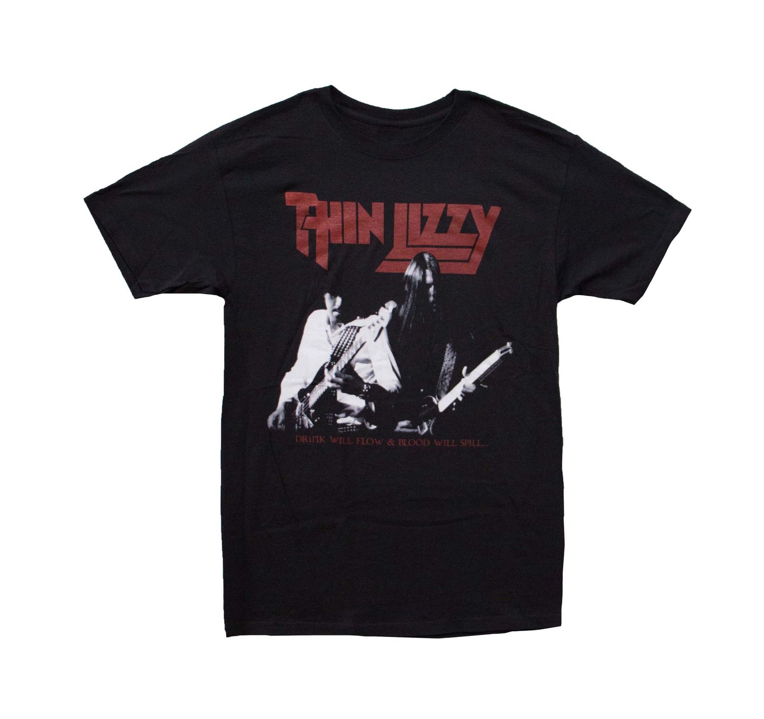Thin Lizzy - The Drink Will Flow Logo - BLK