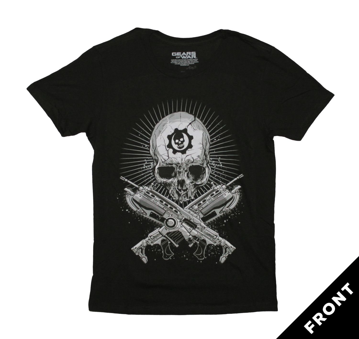 Gears of War Skull &amp; Gunbones - BLK